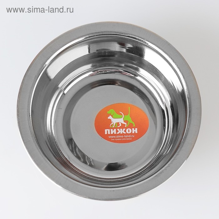 Миска стандартная цветная с полосой, 400 мл, зелёная Миска стандартная цветная с полосой, 400 мл, зелёная