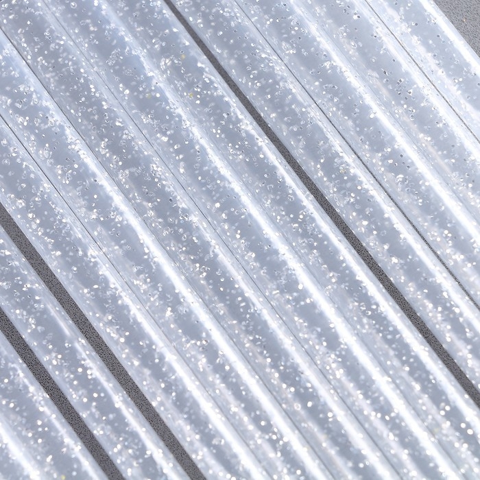 Трубочки для коктейля «Блёстки», в наборе 12 шт., цвет серебряный Трубочки для коктейля «Блёстки», в наборе 12 шт., цвет серебряный