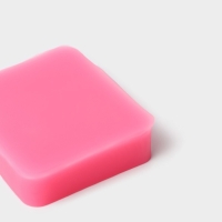 Молд новогодний &laquo;Дед Мороз и олень&raquo;, силикон, 6,5&times;5,7&times;1,8 см, цвет розовый