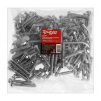 Болт ТУНДРА, оцинкованный, DIN 933, класс прочности 8.8, М8х60 мм, 5 кг