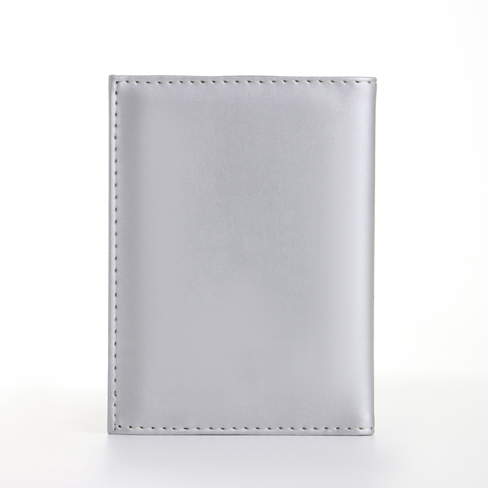 Обложка для автодокументов, цвет серебряный Обложка для автодокументов, цвет серебряный