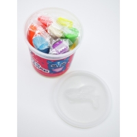 Тесто для лепки в банке 7 цветов по 15 г + формочка Тесто для лепки в банке 7 цветов по 15 г + формочка