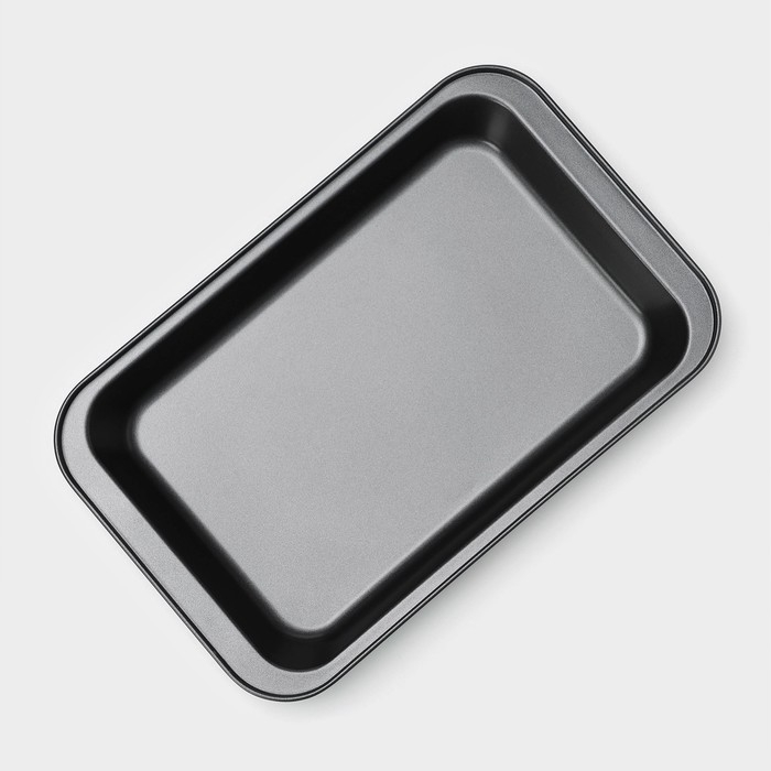 Противень Доляна «Прямоугольник. Жаклин», 36×23×4 см, антипригарное покрытие, цвет чёрный Противень Доляна «Прямоугольник. Жаклин», 36×23×4 см, антипригарное покрытие, цвет чёрный