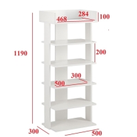 Стеллаж Норд №5, 500х300х1196, Белый