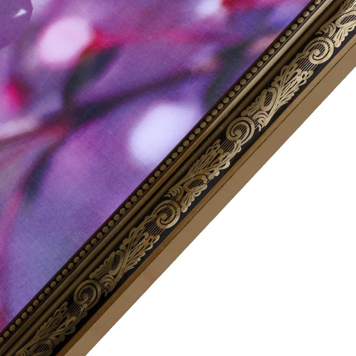 Картина "Лебединая пара" 66х106см рамка микс