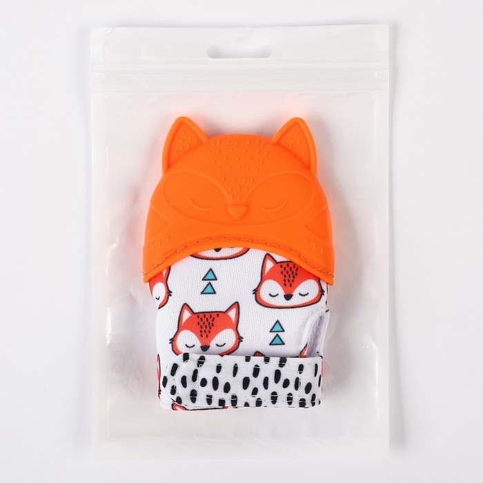 Прорезыватель-рукавичка «Лисичка», Крошка Я Прорезыватель-рукавичка «Лисичка», Крошка Я