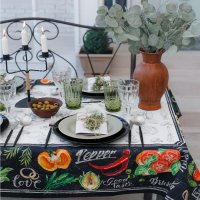 Скатерть "Этель" Delicious Fresh 149х180см, 100% хлопок, саржа 190 г/м2 Скатерть "Этель" Delicious Fresh 149х180см, 100% хлопок, саржа 190 г/м2