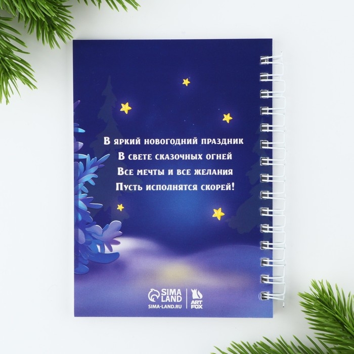 Подарочный набор новогодний &laquo;Для маленькой принцессы&raquo;, ручка, блокнот А6, 40 л