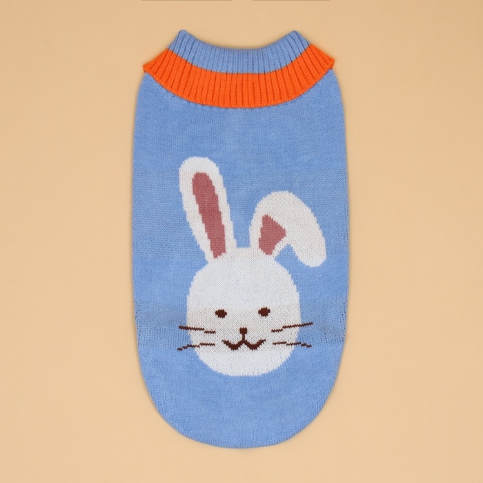 Свитер "Зайка", XL (ДС 34, ОШ 34, ОГ 32-51 см)