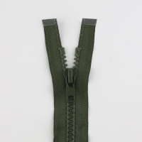 Молния &laquo;Трактор&raquo;, №8, разъёмная, замок автомат, 100 см, цвет хаки