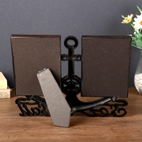 Фоторамка пластик на 2 фото 10х15 см "Якорь" тёмное золото 23х29 см Фоторамка пластик на 2 фото 10х15 см "Якорь" тёмное золото 23х29 см