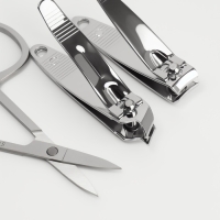 Набор маникюрный, 6 предметов, в футляре, синий Набор маникюрный, 6 предметов, в футляре, синий