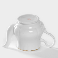 Чайник фарфоровый «Романс», 800 мл, цвет белый Чайник фарфоровый «Романс», 800 мл, цвет белый