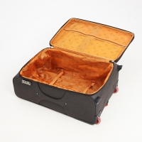 Чемодан большой 95 л (L), отдел на молнии, с расширением, кодовый замок, 3 колеса, 2 наружных кармана, цвет коричневый Чемодан большой 95 л (L), отдел на молнии, с расширением, кодовый замок, 3 колеса, 2 наружных кармана, цвет коричневый