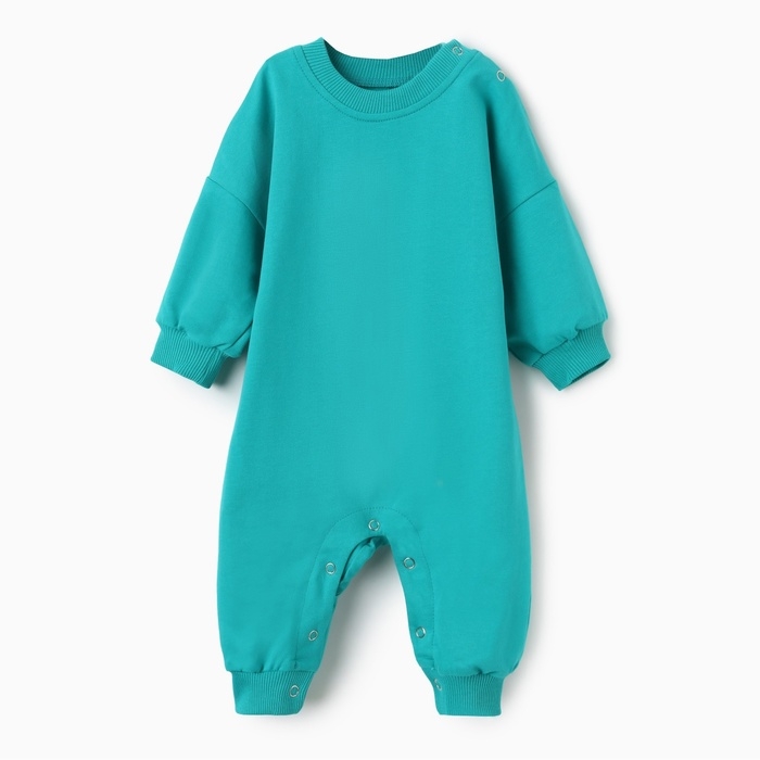Комбинезон детский MINAKU цвет изумрудный, рост 80-86 см