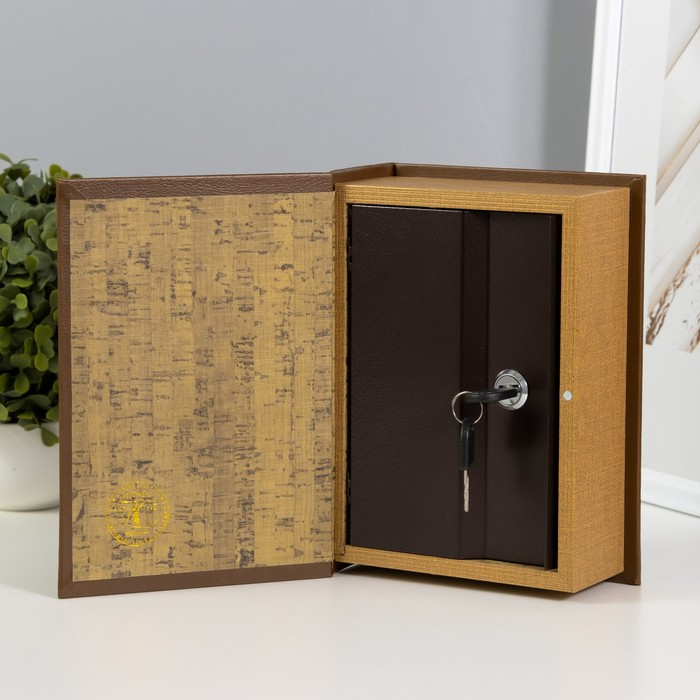 Сейф книга "Мона Лиза" кожзам 22х16х7 см