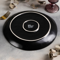 Тарелка обеденная Sapphire, d=27 см, цвет синий Тарелка обеденная Sapphire, d=27 см, цвет синий