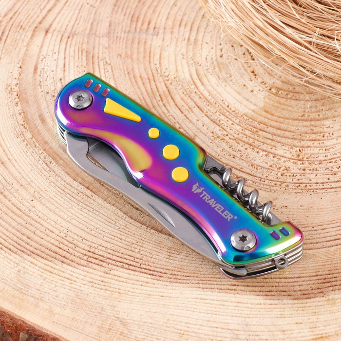 Нож швейцарский Нож швейцарский "Градиент" 8в1, клинок 77мм/1,8мм