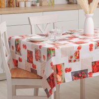 Клеёнка на стол Доляна &laquo;Виктория&raquo;, на нетканой основе, ширина 137 см, рулон 20 м