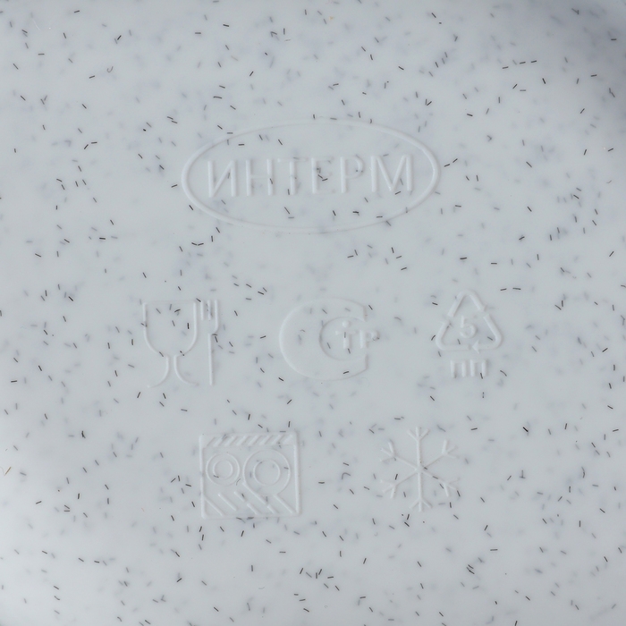 Блюдо для шашлыка с соусницей 30,3×21×2,5 см, цвет мрамор Блюдо для шашлыка с соусницей 30,3×21×2,5 см, цвет мрамор