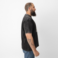 Футболка мужская MIST "Город" из вареного хлопка, цв. черный, р-р XL Футболка мужская MIST "Город" из вареного хлопка, цв. черный, р-р XL