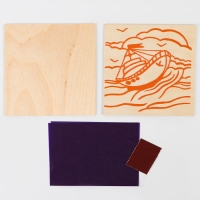 Набор для выжигания по дереву &laquo;Маленький кораблик&raquo;