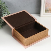 Шкатулка-книга дерево, кожзам "Корабль и карта" 6х15х20 см Шкатулка-книга дерево, кожзам "Корабль и карта" 6х15х20 см