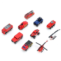 Машина металлическая «Пожарные», набор 10 шт. Машина металлическая «Пожарные», набор 10 шт.