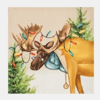 Набор новогодних салфеток Этель &laquo;Noble Christmas&raquo;, 40х40см - 4 шт, хлопок, саржа