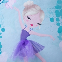 Рюкзак детский для девочки из искусственной кожи &laquo;Балерина&raquo;, 30х25 см