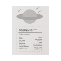 Портативный вентилятор "Астронавт" MF040, 500 мАч, 3 режима, вход Type-С, провод, чёрный Портативный вентилятор "Астронавт" MF040, 500 мАч, 3 режима, вход Type-С, провод, чёрный