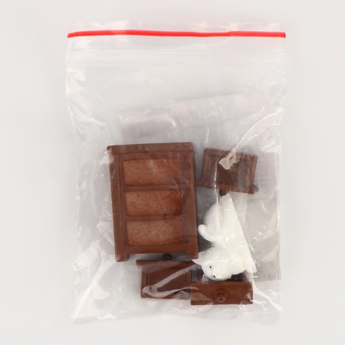 Миниатюра кукольная &laquo;Тумбочка с котиком&raquo;