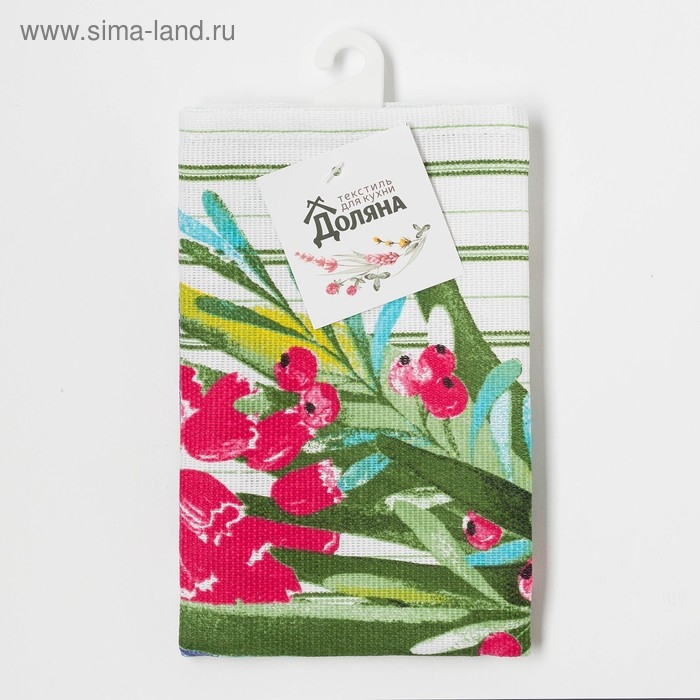 Полотенце кухонное &laquo;Цветочная радость&raquo; 35х60 см