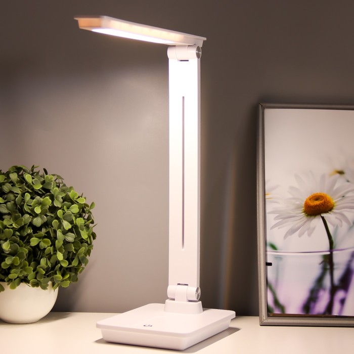 Настольная лампа сенсорная Настольная лампа сенсорная "Свен" LED 5Вт 3000-6000К белый 12,5х28х39 см