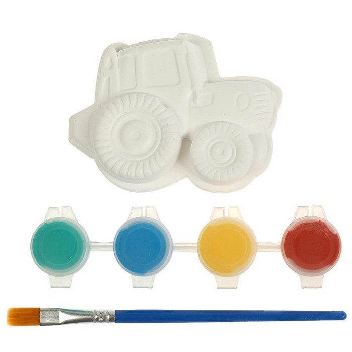 Набор для творочества «Барельеф для росписи. Синий трактор», 1 шт. Набор для творочества «Барельеф для росписи. Синий трактор», 1 шт.