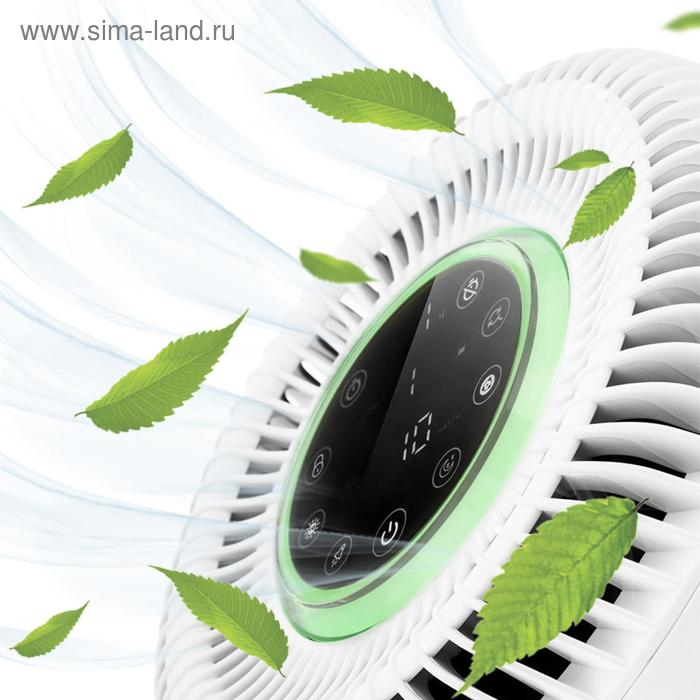 Очиститель воздуха Kitfort КТ-2813, 20 Вт, 200 м3/ч, до 25 м2, ионизация, белый