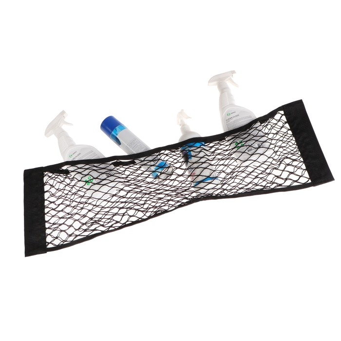 Сетка багажная TORSO для ниш, карман 25×80 на липучке Сетка багажная TORSO для ниш, карман 25×80 на липучке