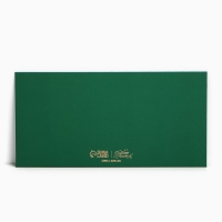 Конверт для денег подарочный &laquo;Поздравляю&raquo;, шары, софт тач, тиснение, 19 х 9.5 см, Новый год