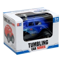 Машина-перевёртыш &laquo;Полиция&raquo;, работает от батареек, световые эффекты, МИКС