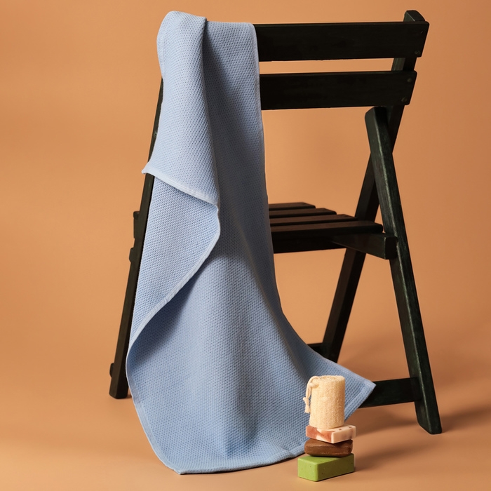 Полотенце вафельное Love Life Sweet Momemt 50х90 см, голубой, 100% хл, 300 гр/м2 Полотенце вафельное Love Life Sweet Momemt 50х90 см, голубой, 100% хл, 300 гр/м2