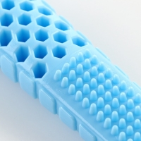 Игрушка для собак "Башня", TPR,  массажная, 14 х 2,8 см, голубая