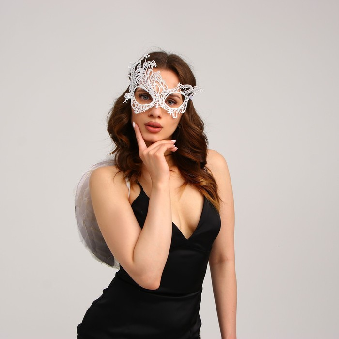 Карнавальный костюм &laquo;Ангел&raquo;, крылья, маска