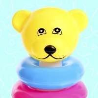 Пирамидка &laquo;Мишка&raquo;, 5 колец