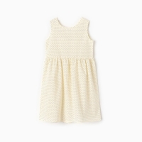 Платье для девочки MINAKU, цвет молочный, рост 116 см Платье для девочки MINAKU, цвет молочный, рост 116 см