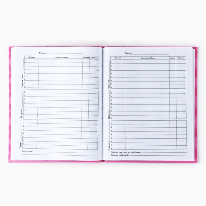 Дневник школьный для 1-11 класса, в твердой обложке, 40 л. &laquo;XO&raquo;