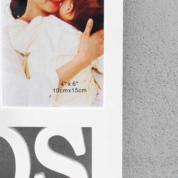 Мультирамка с часами Мультирамка с часами "Friends" пластик, 5 фото (10х15/3 шт, 10х10/2 шт) , цв. белый