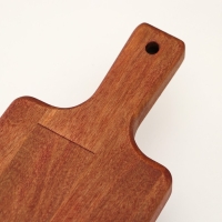 Доска разделочная для подачи и сервировки с ручкой, на ножках, 38&times;10&times;6 см, берёза