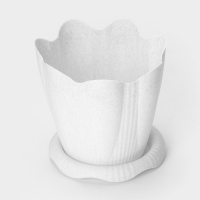 Горшок с поддоном &laquo;Эдельвейс&raquo;, 3 л, цвет мраморный