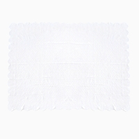 Скатерть Доляна Ажур цв.белый 140*200 &plusmn;5 см, 100%п/э