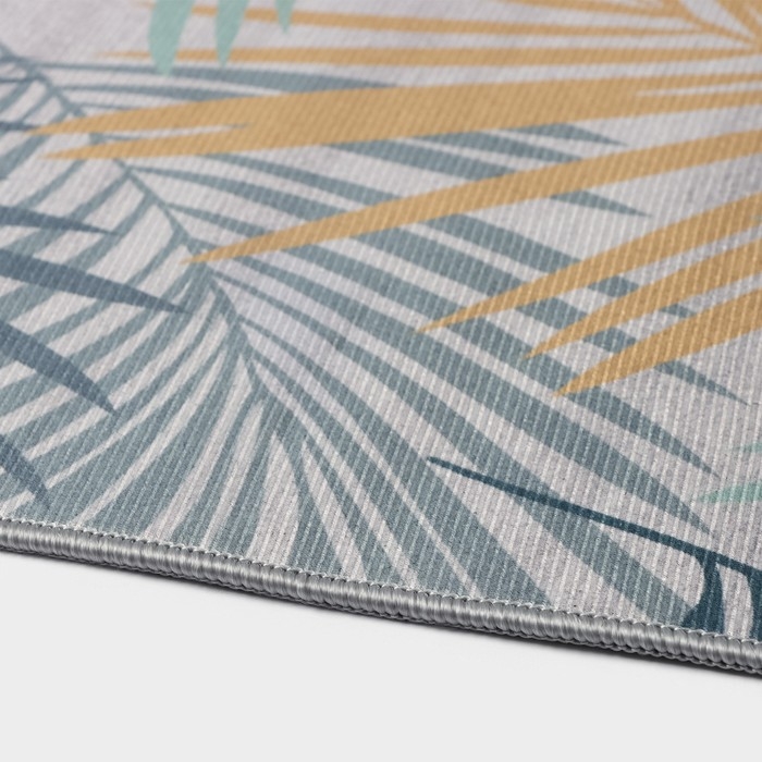 Коврики для ванной и туалета Доляна «Тропики», 2 шт: 50×80 см, 40×50 см Коврики для ванной и туалета Доляна «Тропики», 2 шт: 50×80 см, 40×50 см